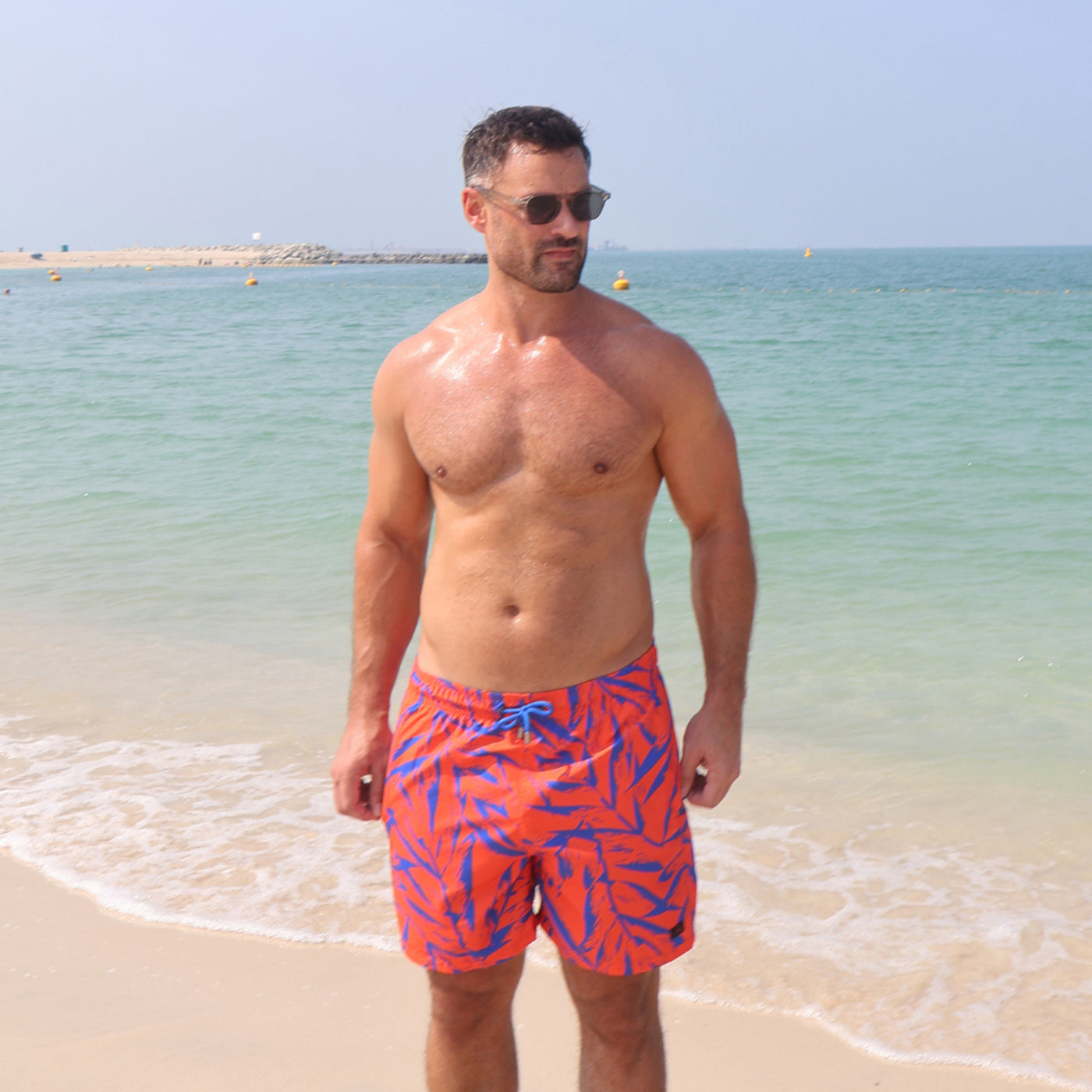 Board Shorts for Men 250 - Orange