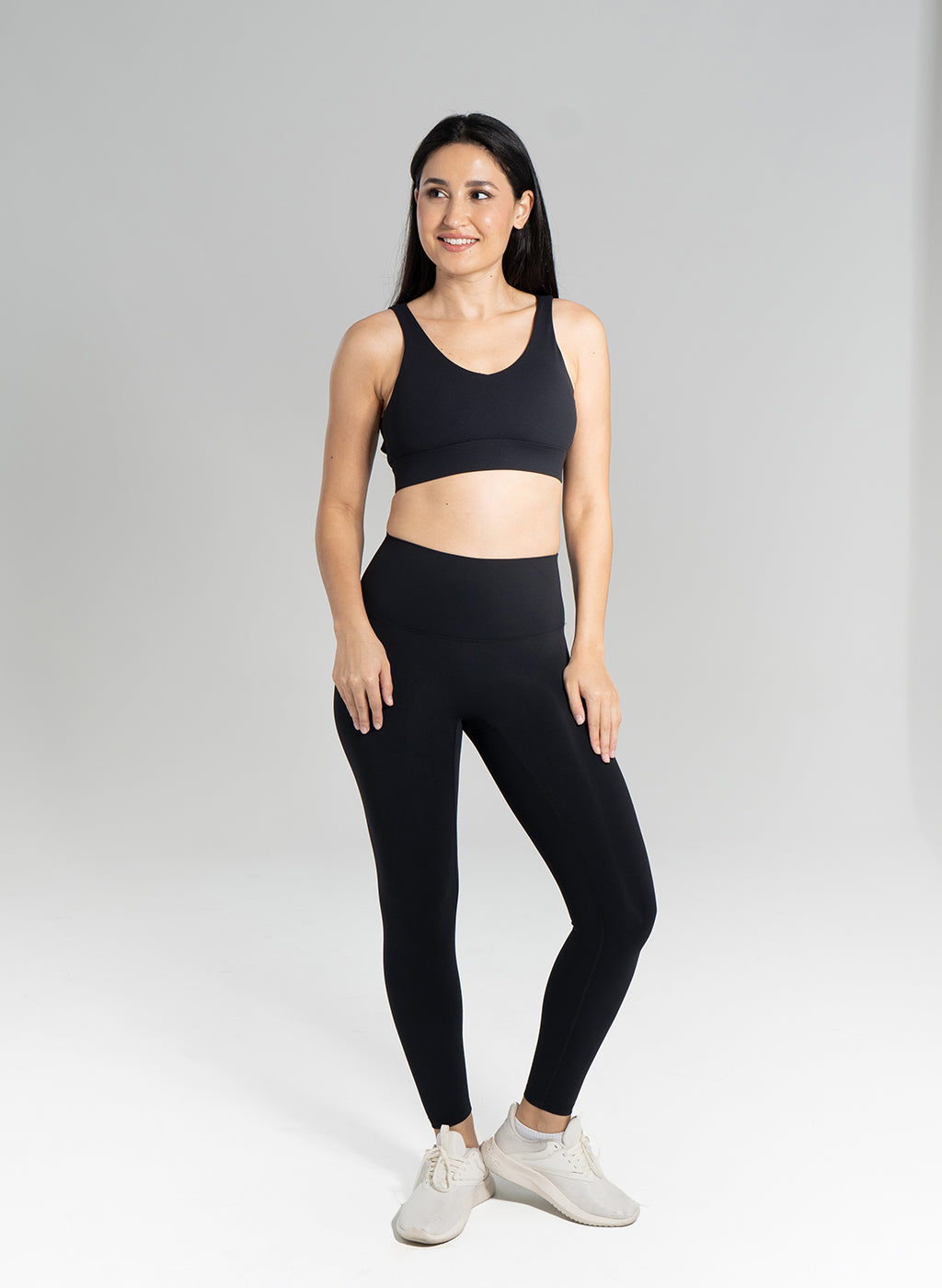 Gia High Waisted Leggings - Black