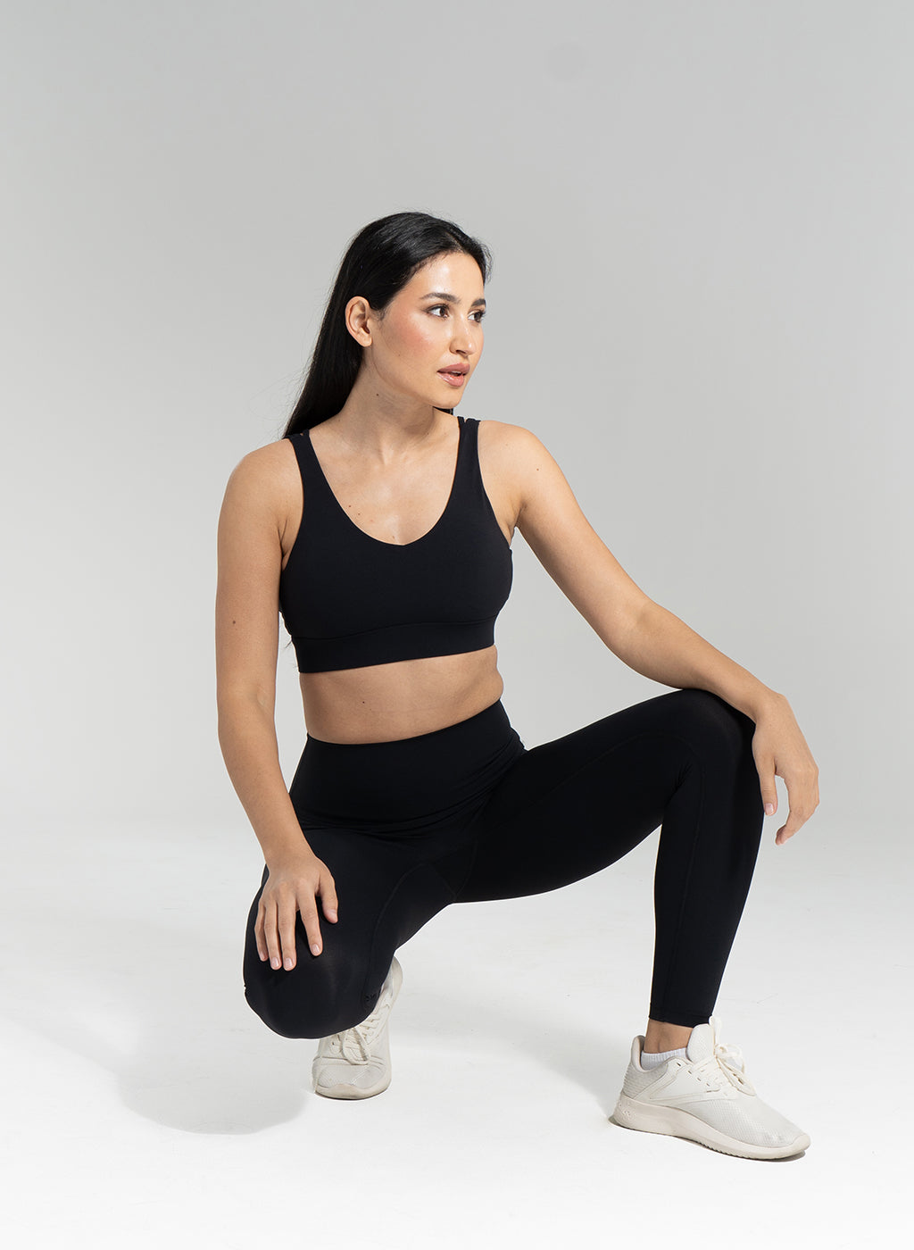 Gia High Waisted Leggings - Black