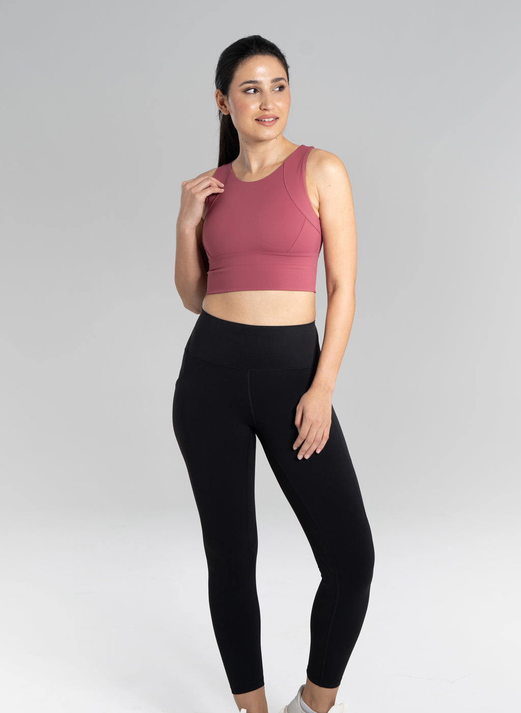 Desi Side Pocket Leggings - Black