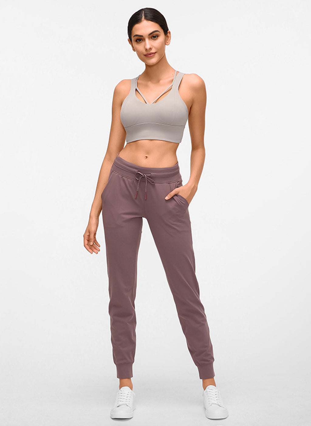 Alora Pants - Grey Purple