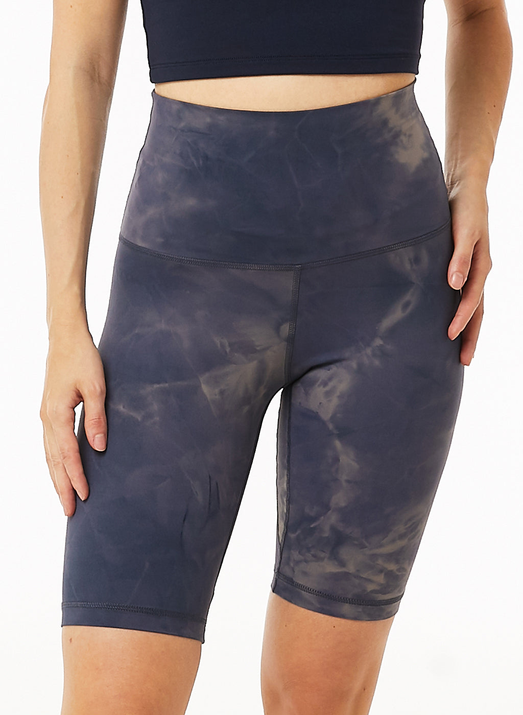 Billie Biker High Waist Short - Ink Blue