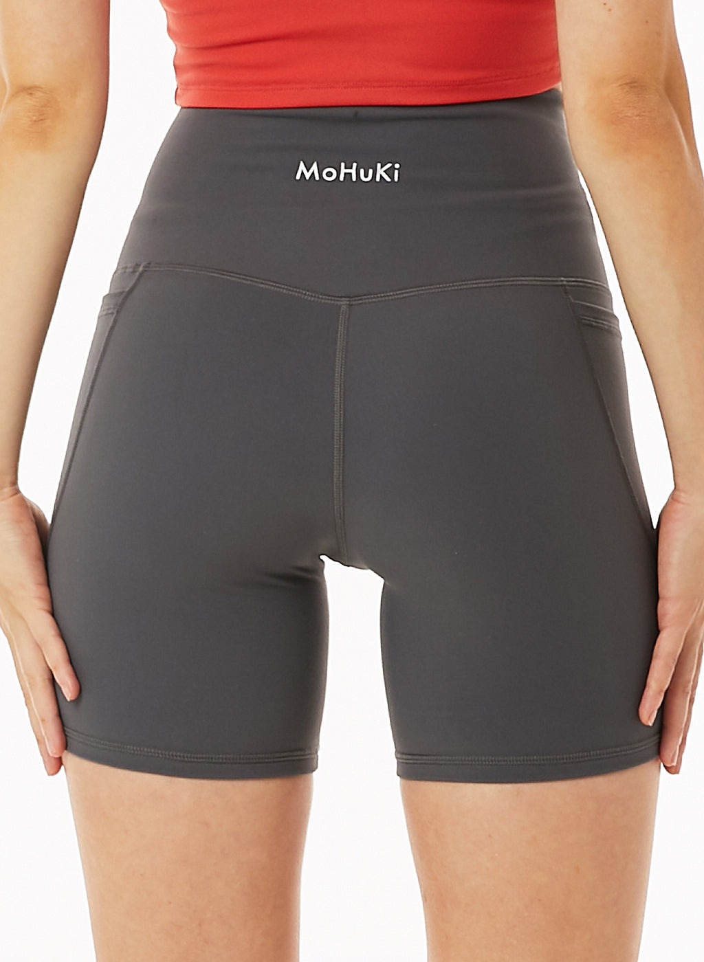 Olivia Side Pocket Shorts - Ink Grey
