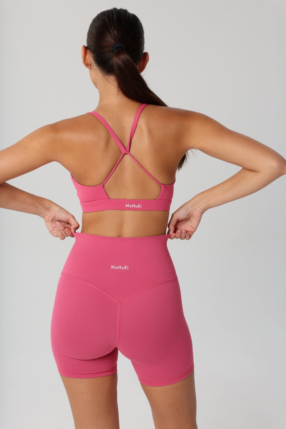 Levi High Waist Shorts - Hot Pink
