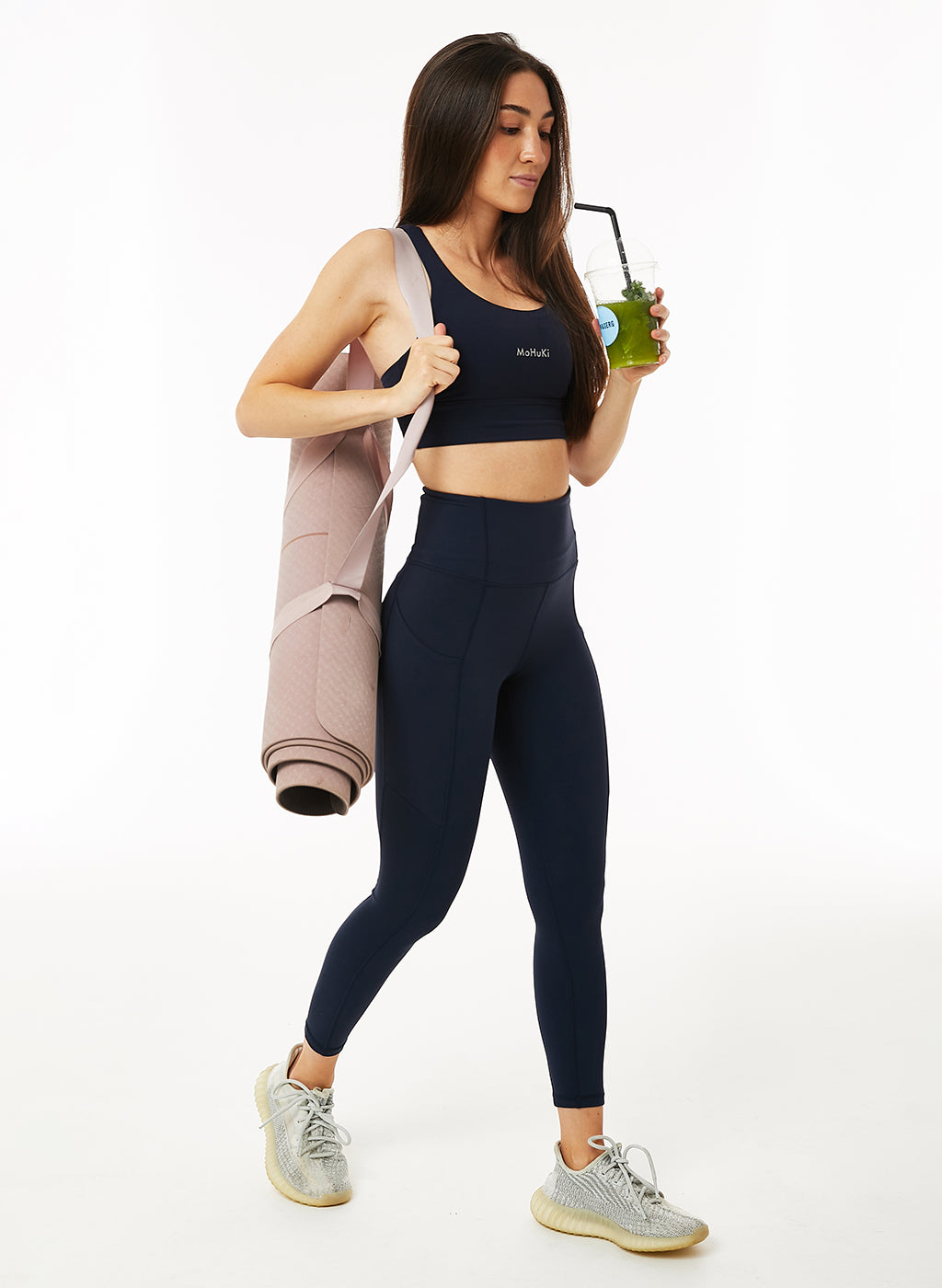 Laura Side Pocket Legging - Navy