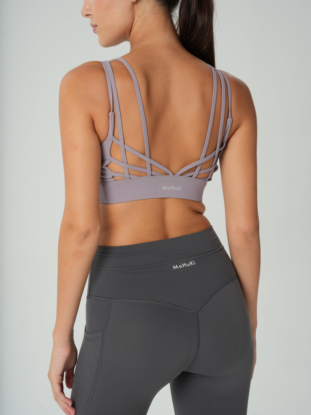 Lily Side Pocket Leggings - Dark Grey