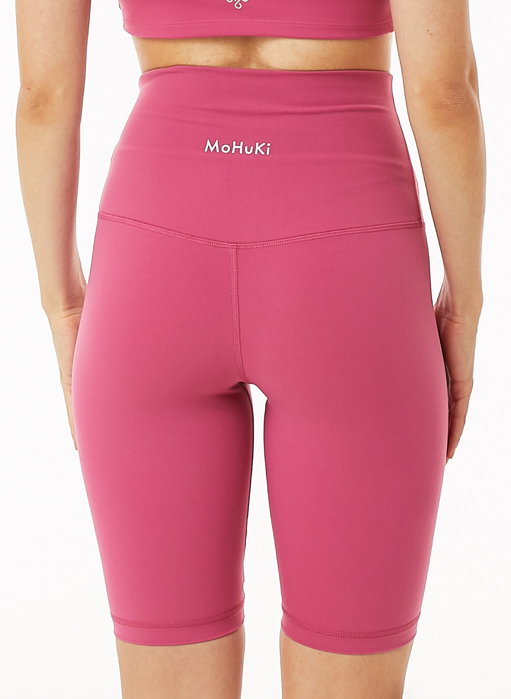 Billie Biker High Waist Short - Rose Red