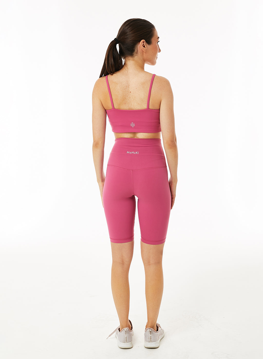 Billie Biker High Waist Short - Rose Red