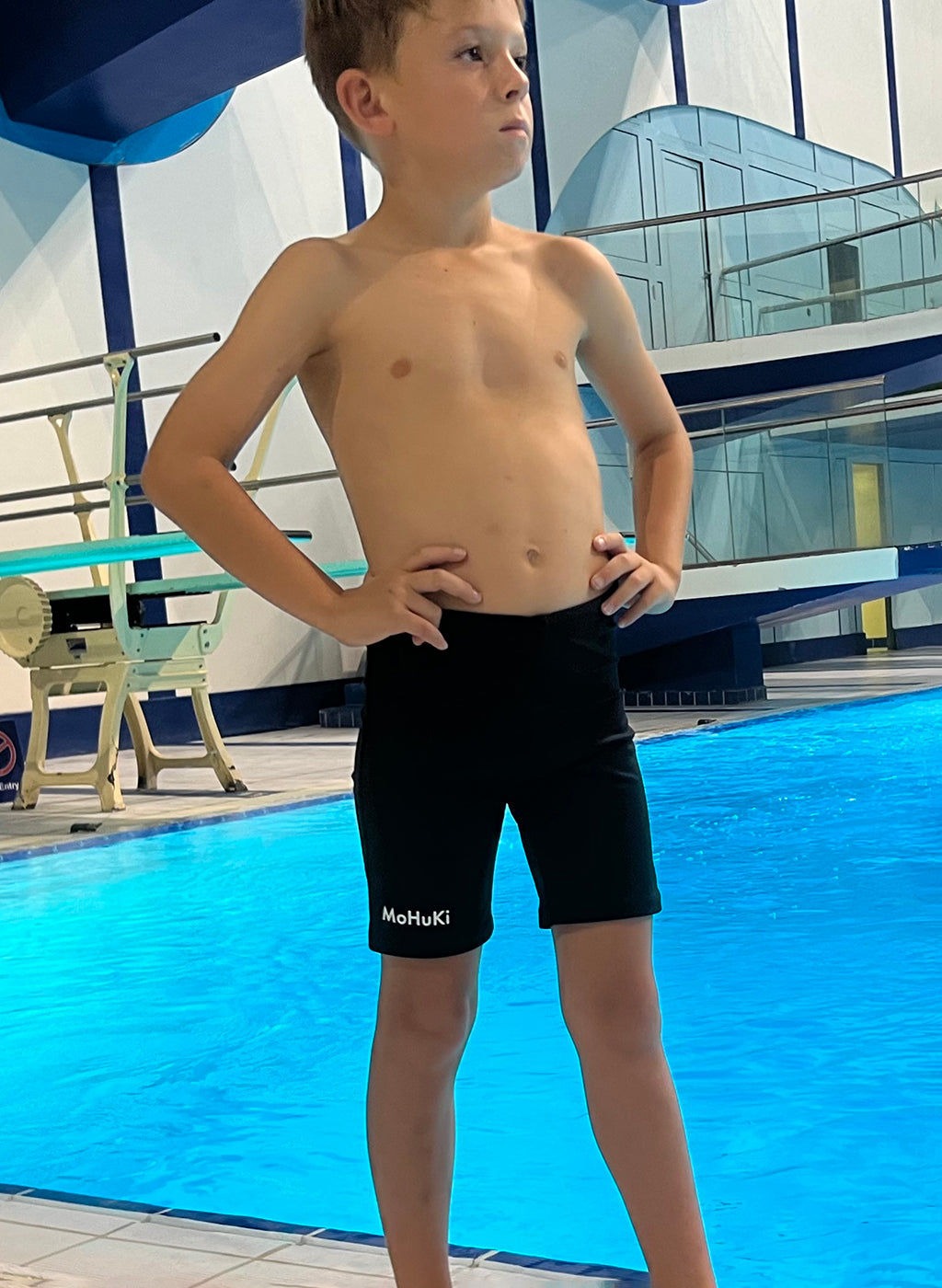 Boys Performance Jammers – Black