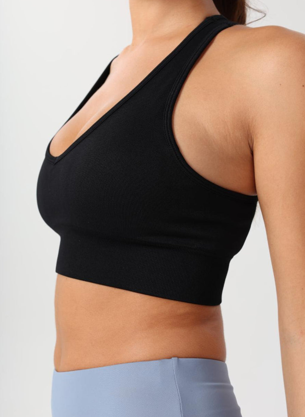Lyla Collection - Racer Bra - Black