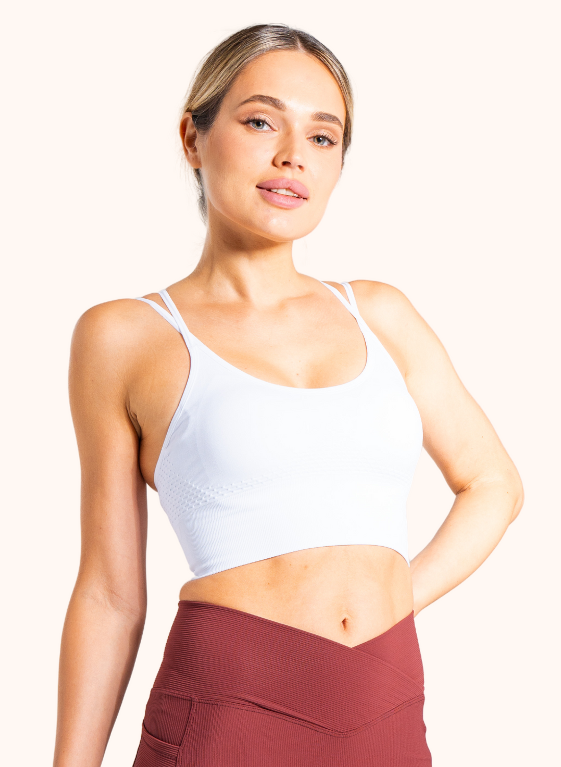 Fern Comfort Bra - White