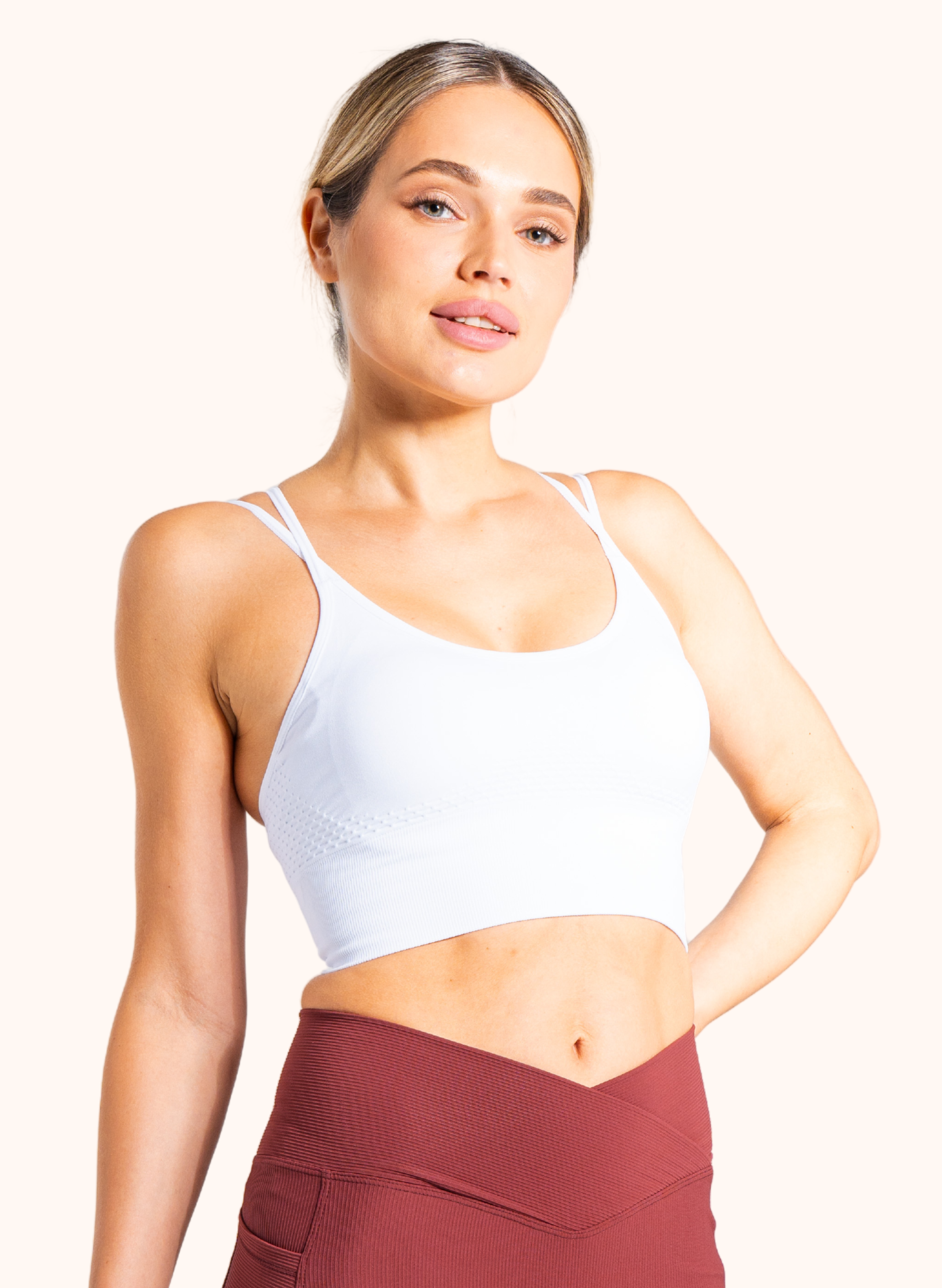Fern Comfort Bra - White