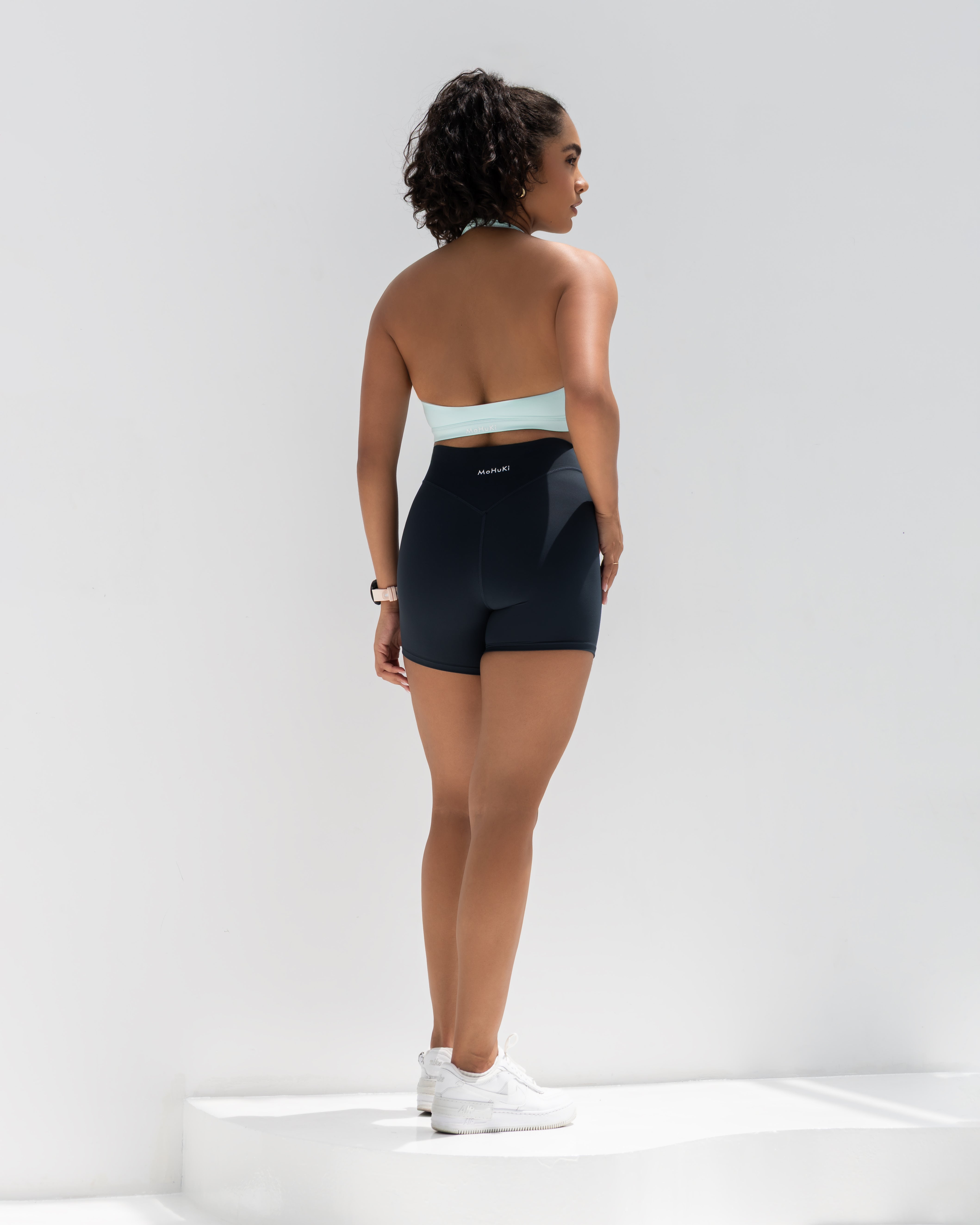 Active Halterneck Bra - Light Blue