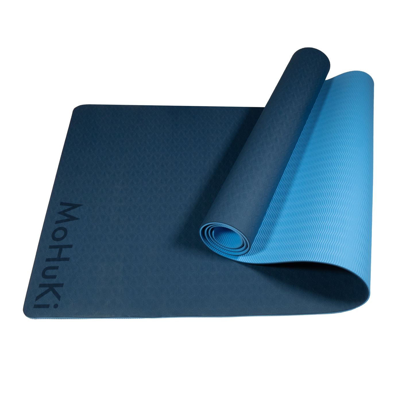 Yoga Mat TPE DUAL Color - 6mm - Blue/Navy