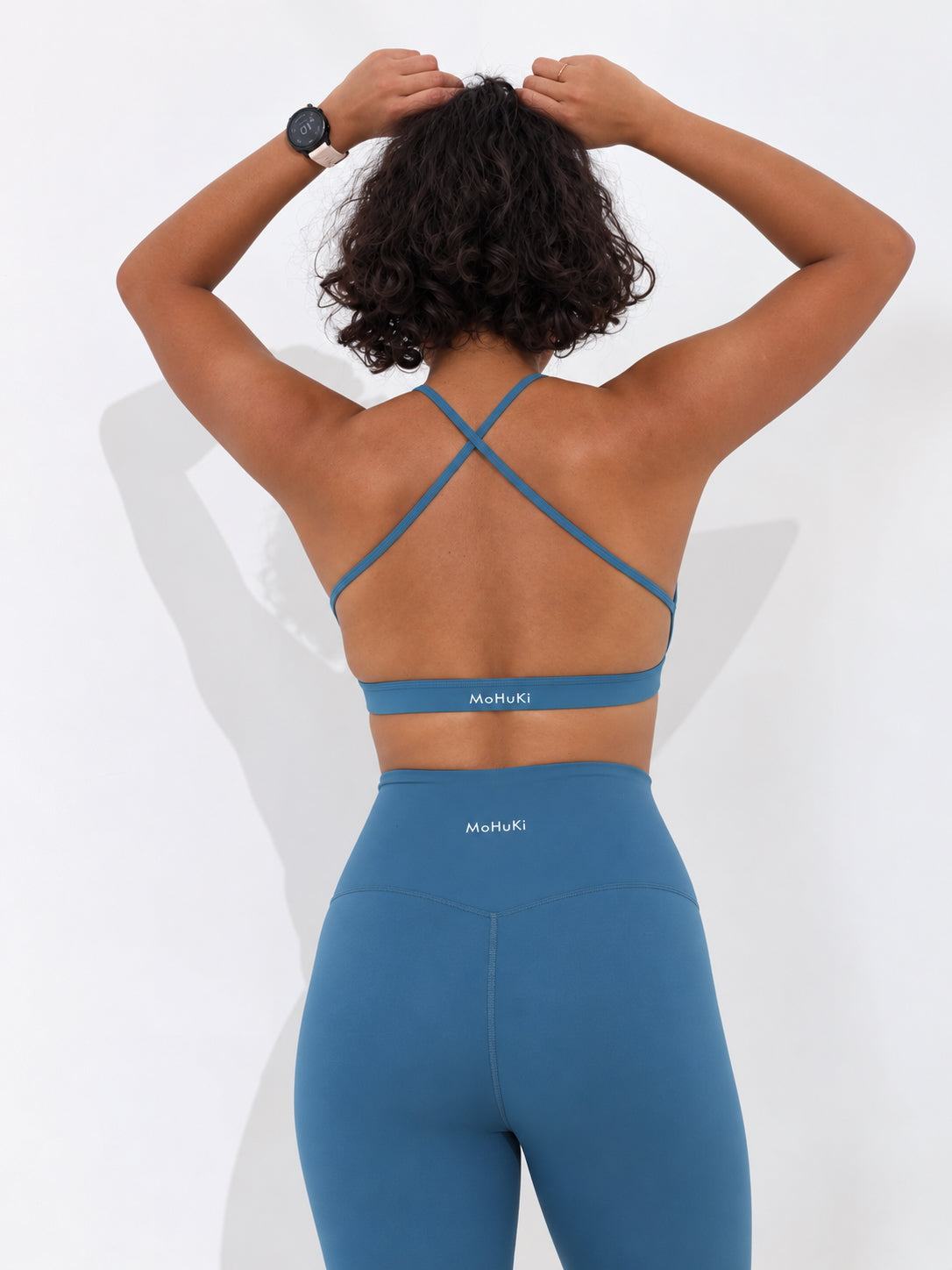 Olivia Backless Bra - Blue