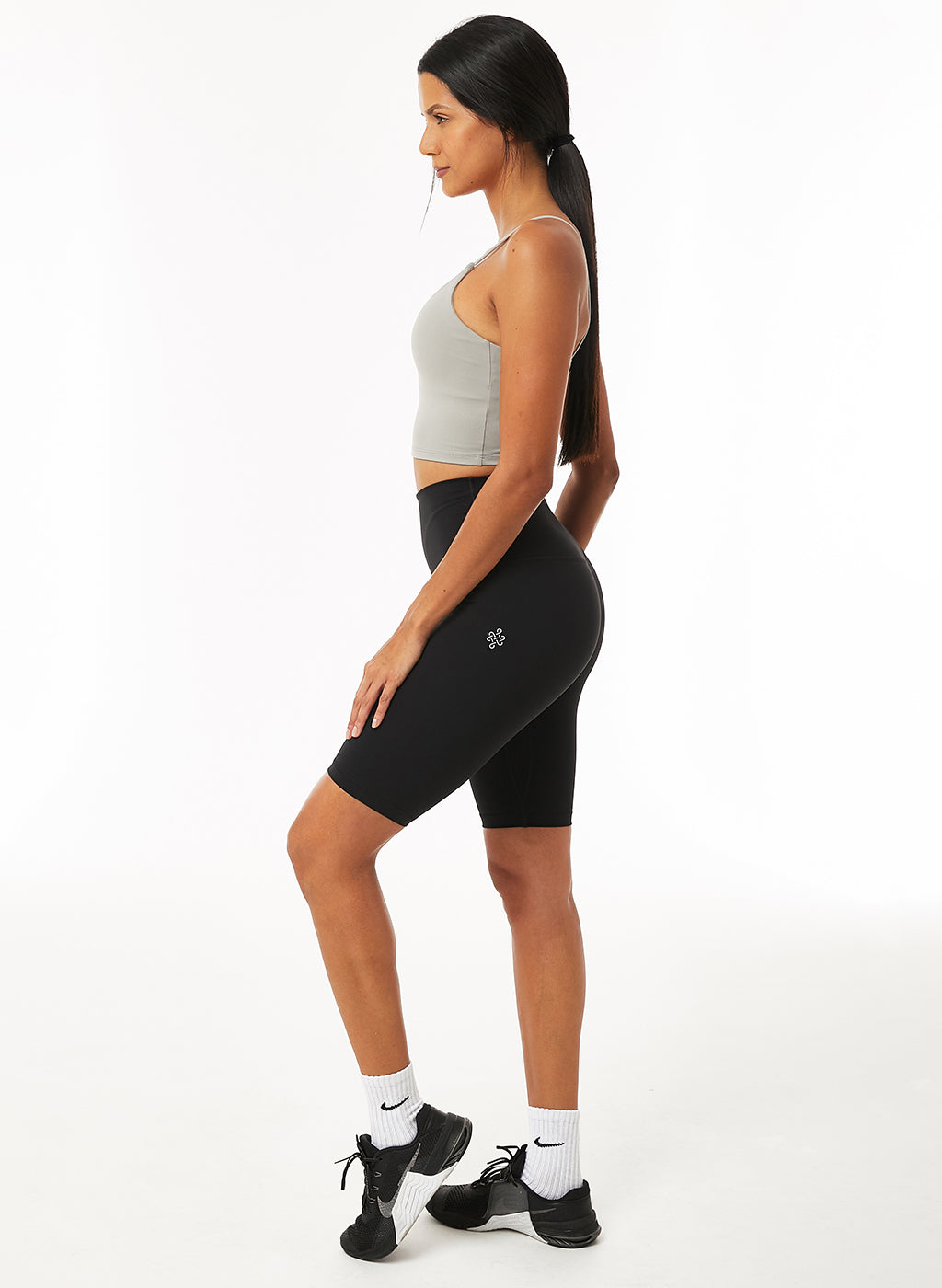 Billie Biker High Waist Short - Black