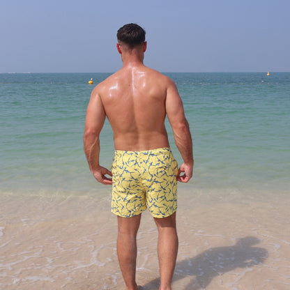Board Shorts for Men 195 - Yellow