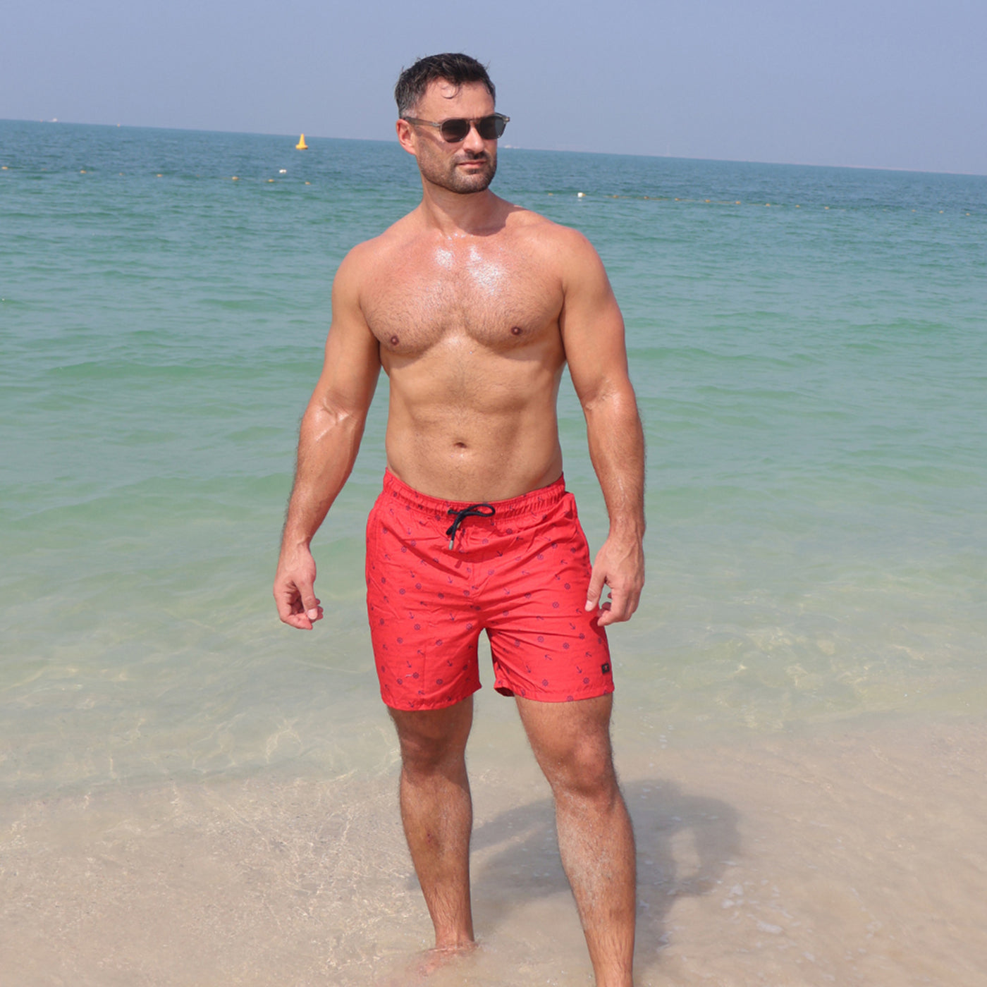 Board Shorts for Men 204 - Red