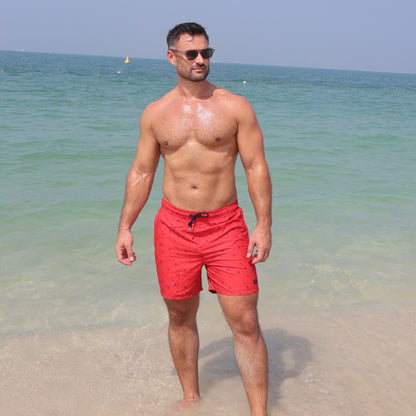Board Shorts for Men 204 - Red