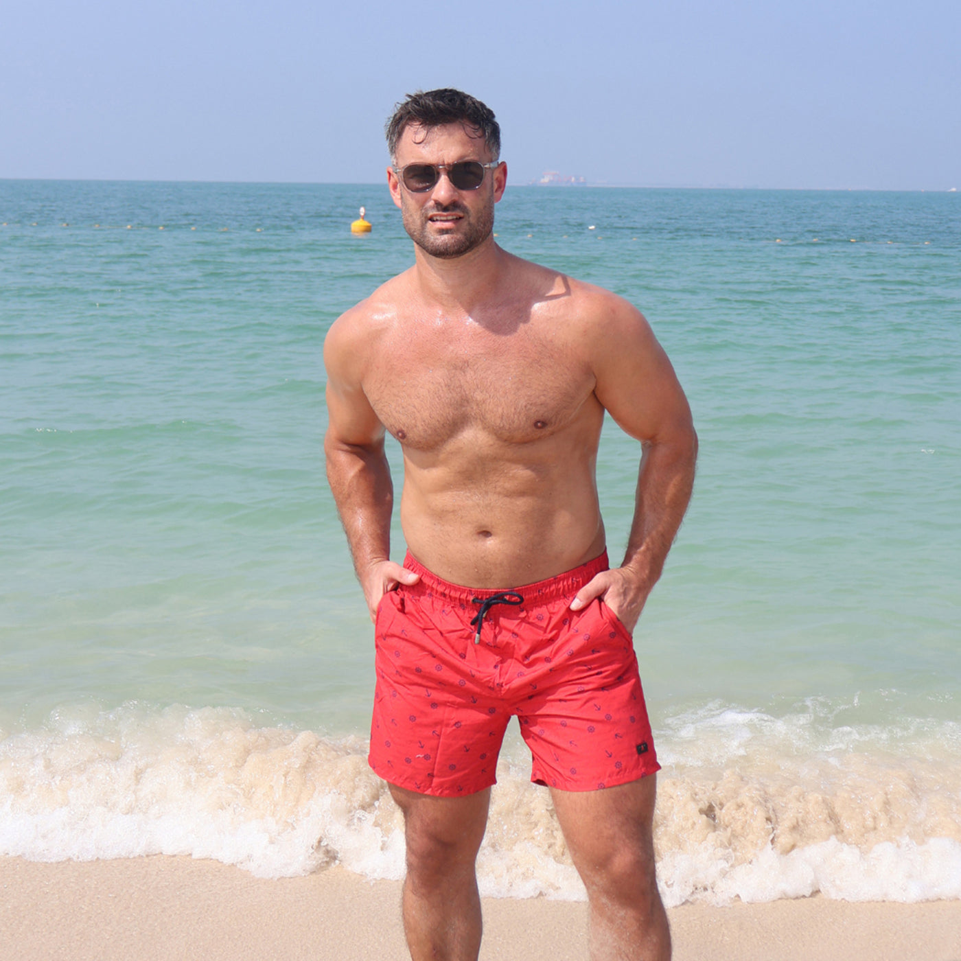 Board Shorts for Men 204 - Red