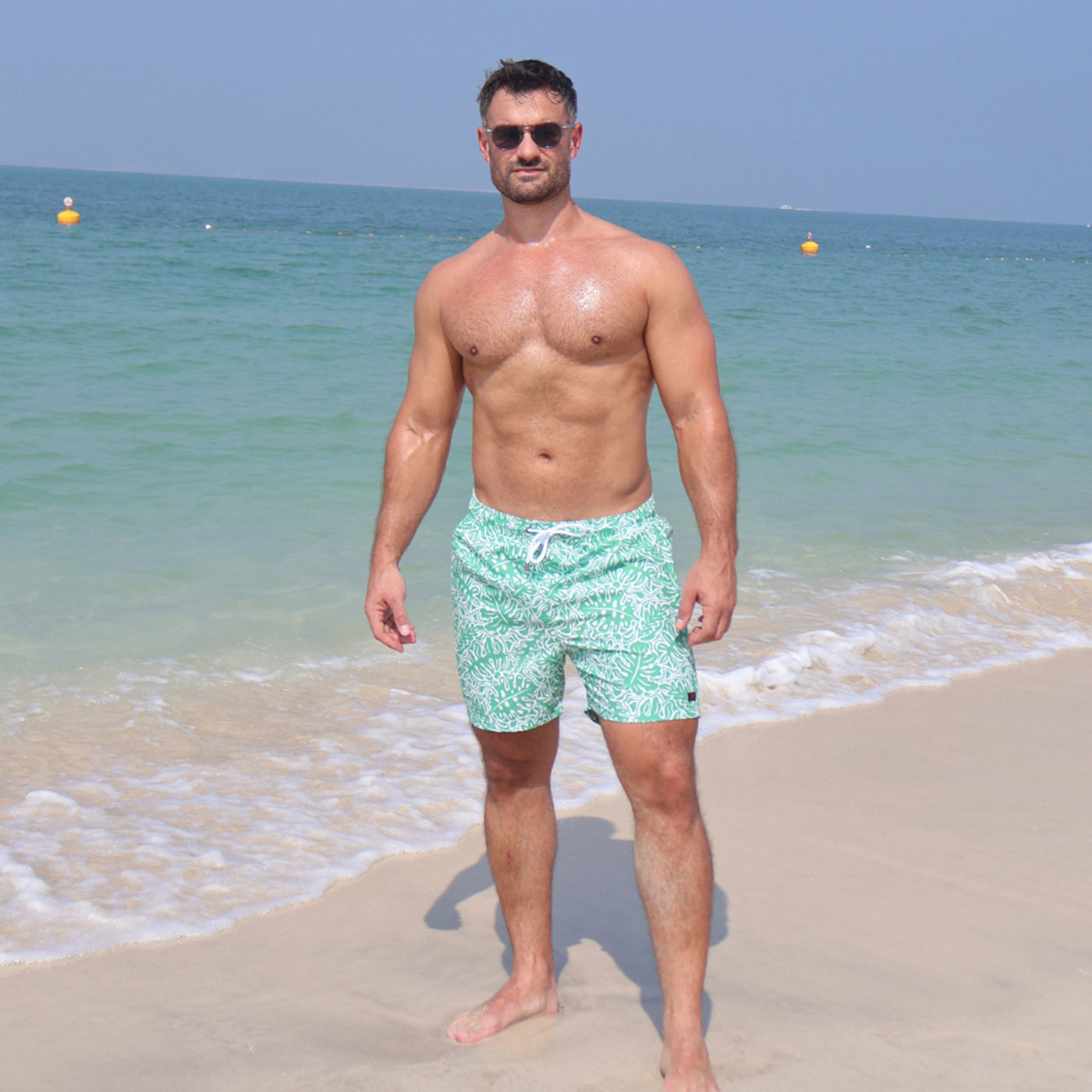 Board Shorts for Men 247 - Green