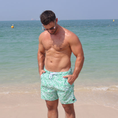 Board Shorts for Men 247 - Green