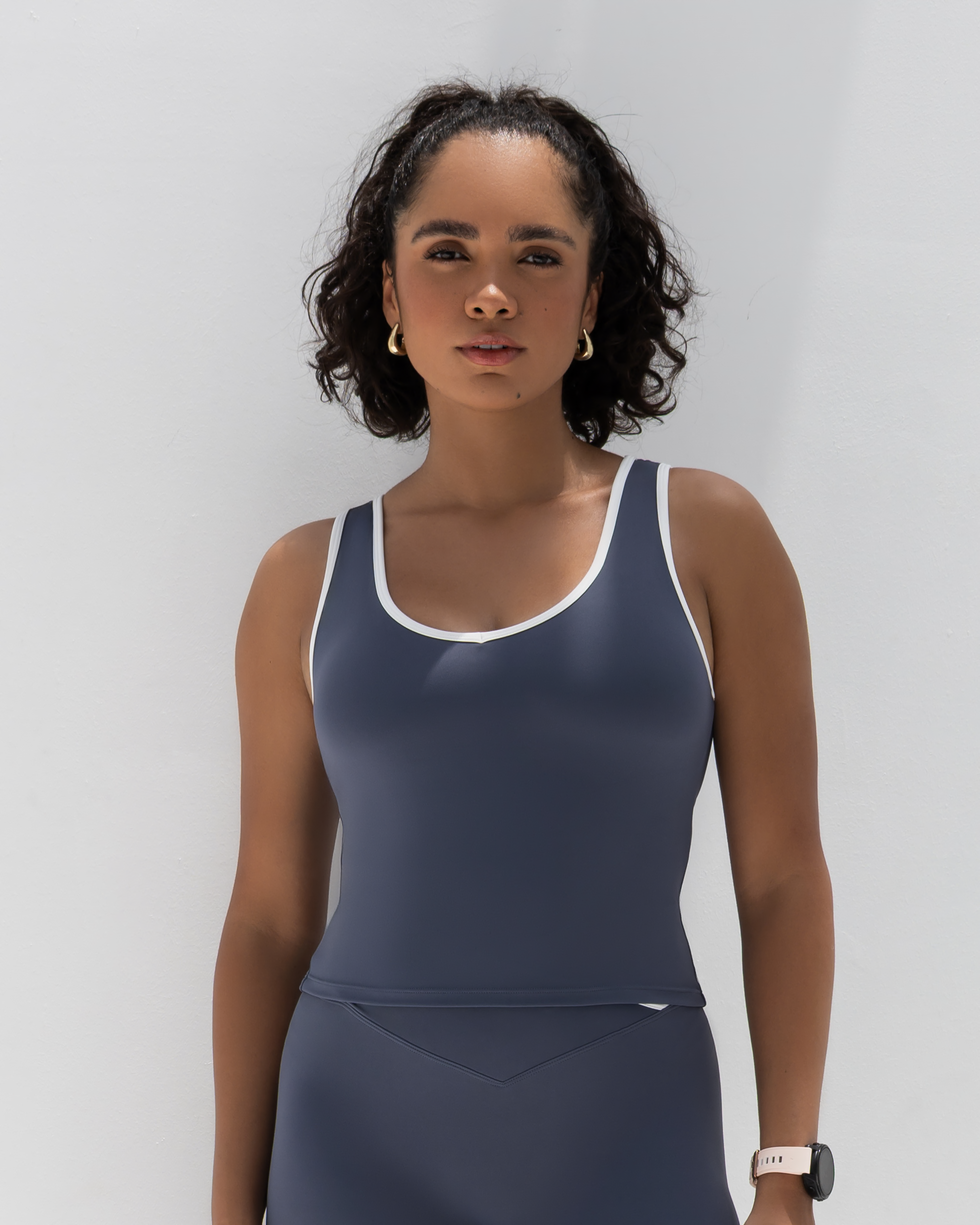 Contour Active Tank - Blue Grey