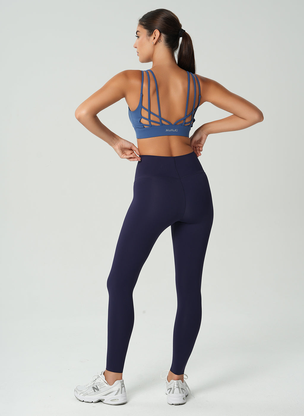 Olivia Performance Bra - Ink Blue-Mohuki