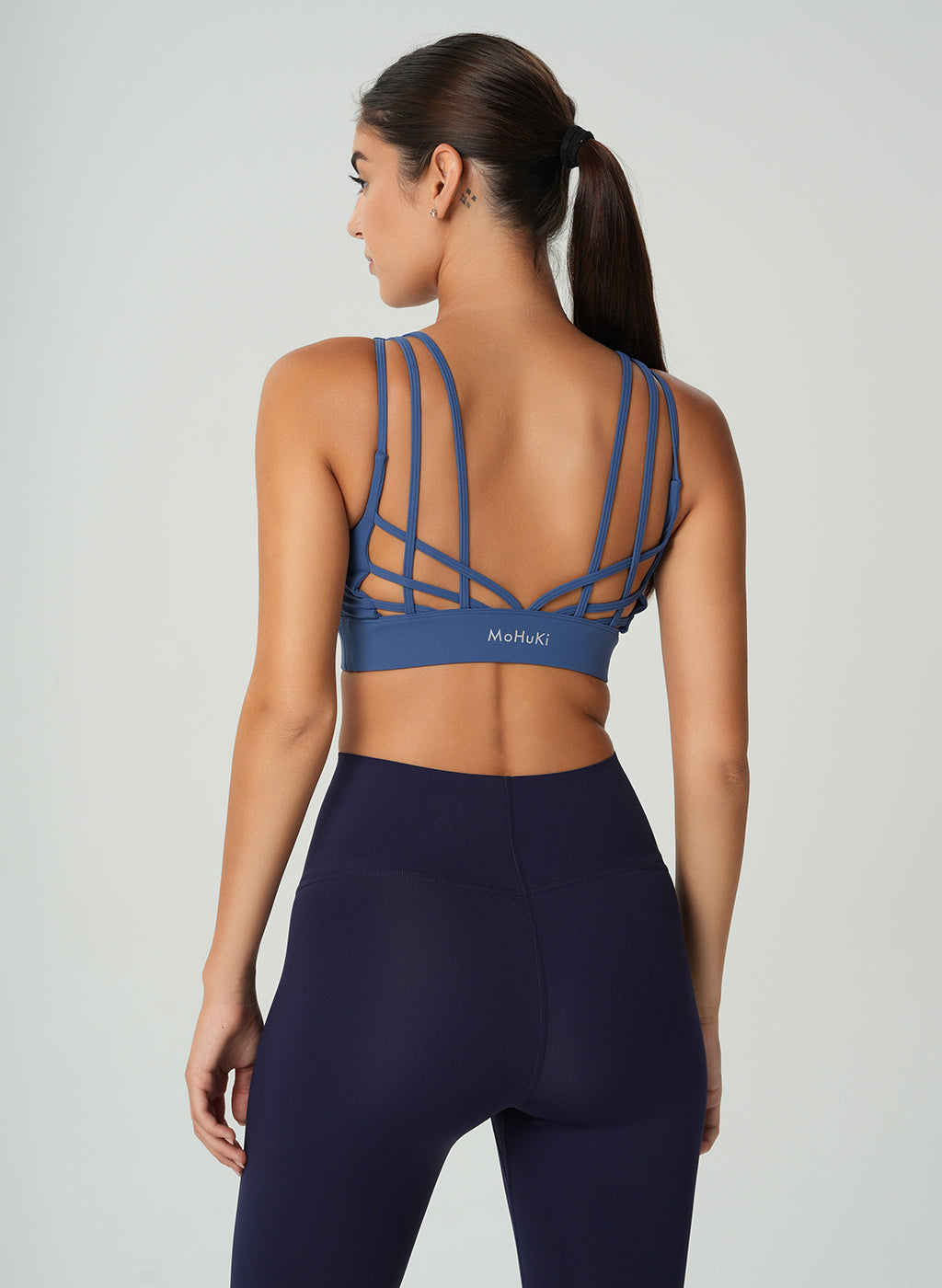 Olivia Performance Bra - Ink Blue-Mohuki