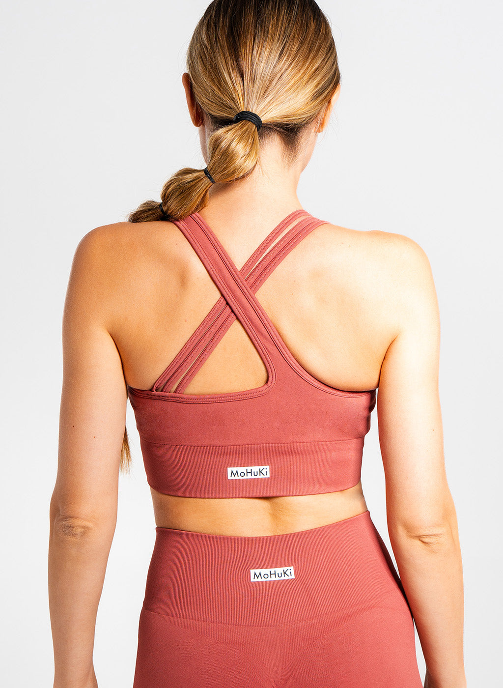 Lyla Collection - Cross back Bra - Maroon