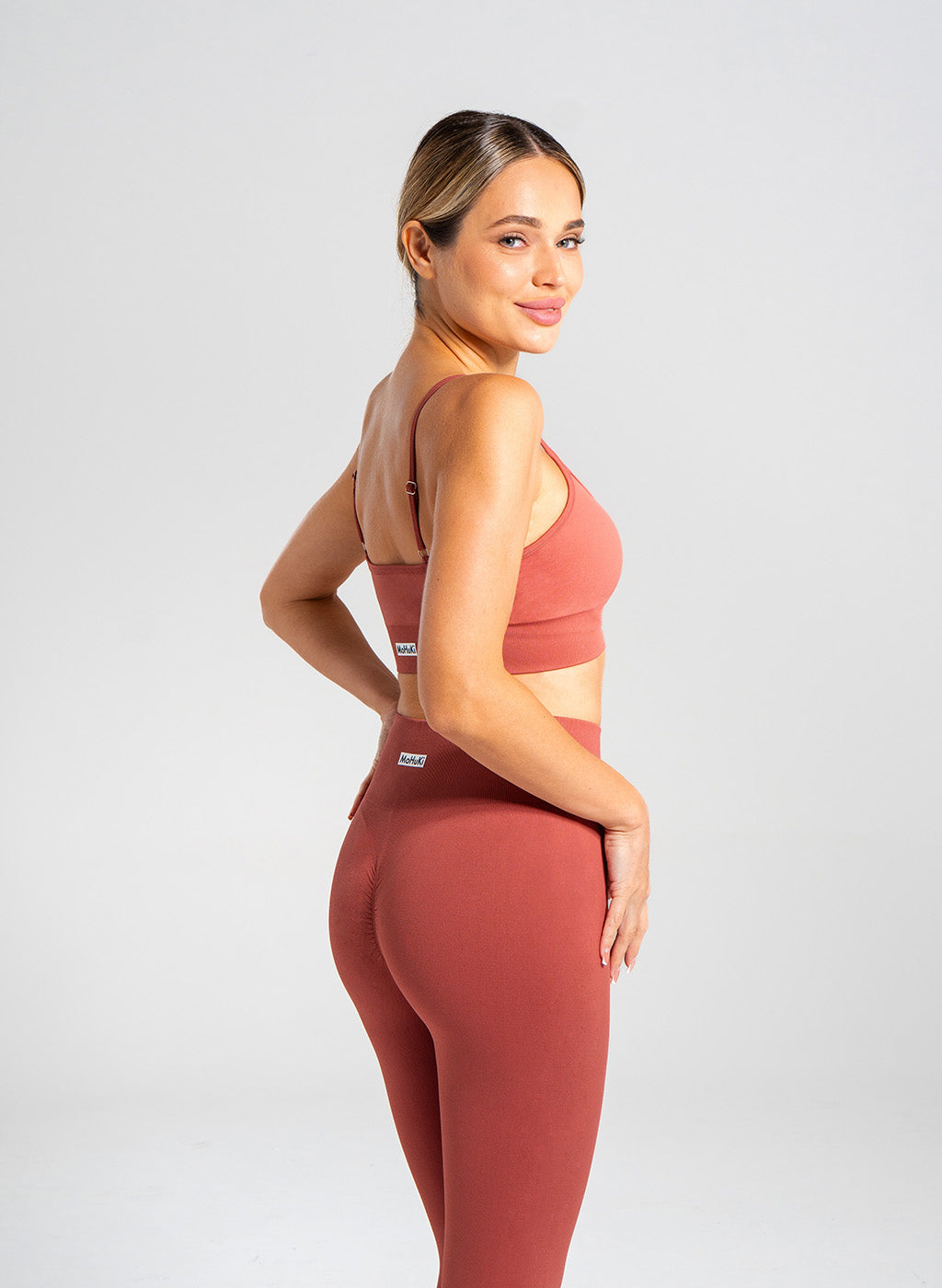 Lyla Collection - Sling Bra - Maroon-Mohuki