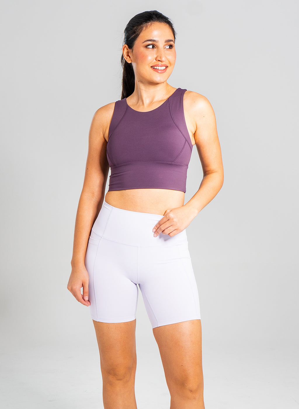 Andie Biker Shorts - Light Purple