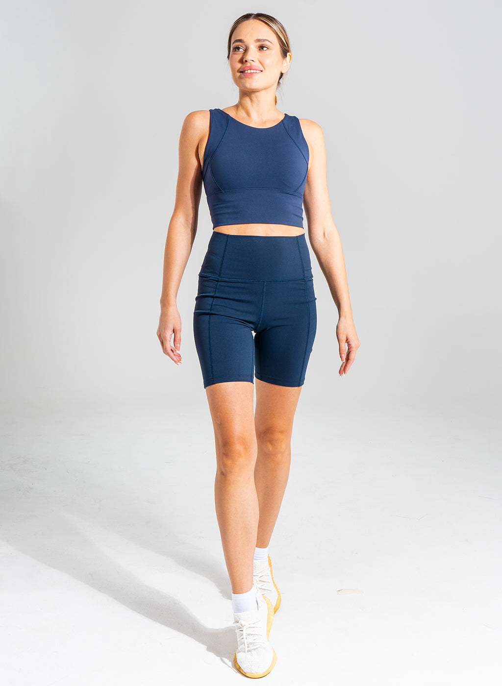 Andie Biker Shorts - Navy-Mohuki