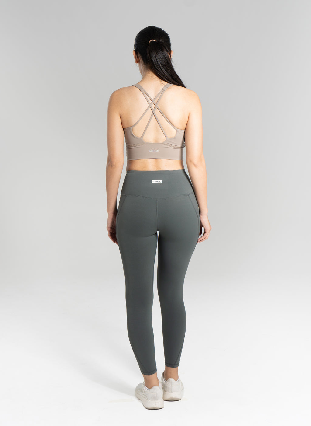 Desi Side Pocket Leggings - Green-Mohuki