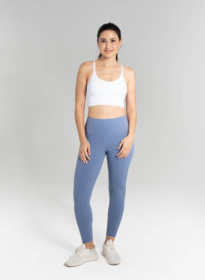 Desi Side Pocket Leggings - Light Blue