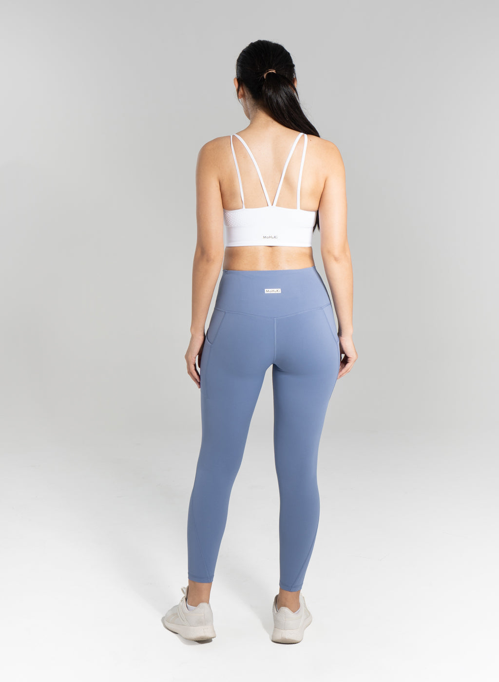 Desi Side Pocket Leggings - Light Blue-Mohuki