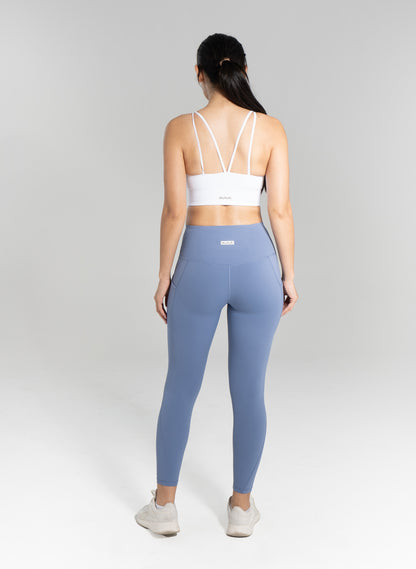Desi Side Pocket Leggings - Light Blue