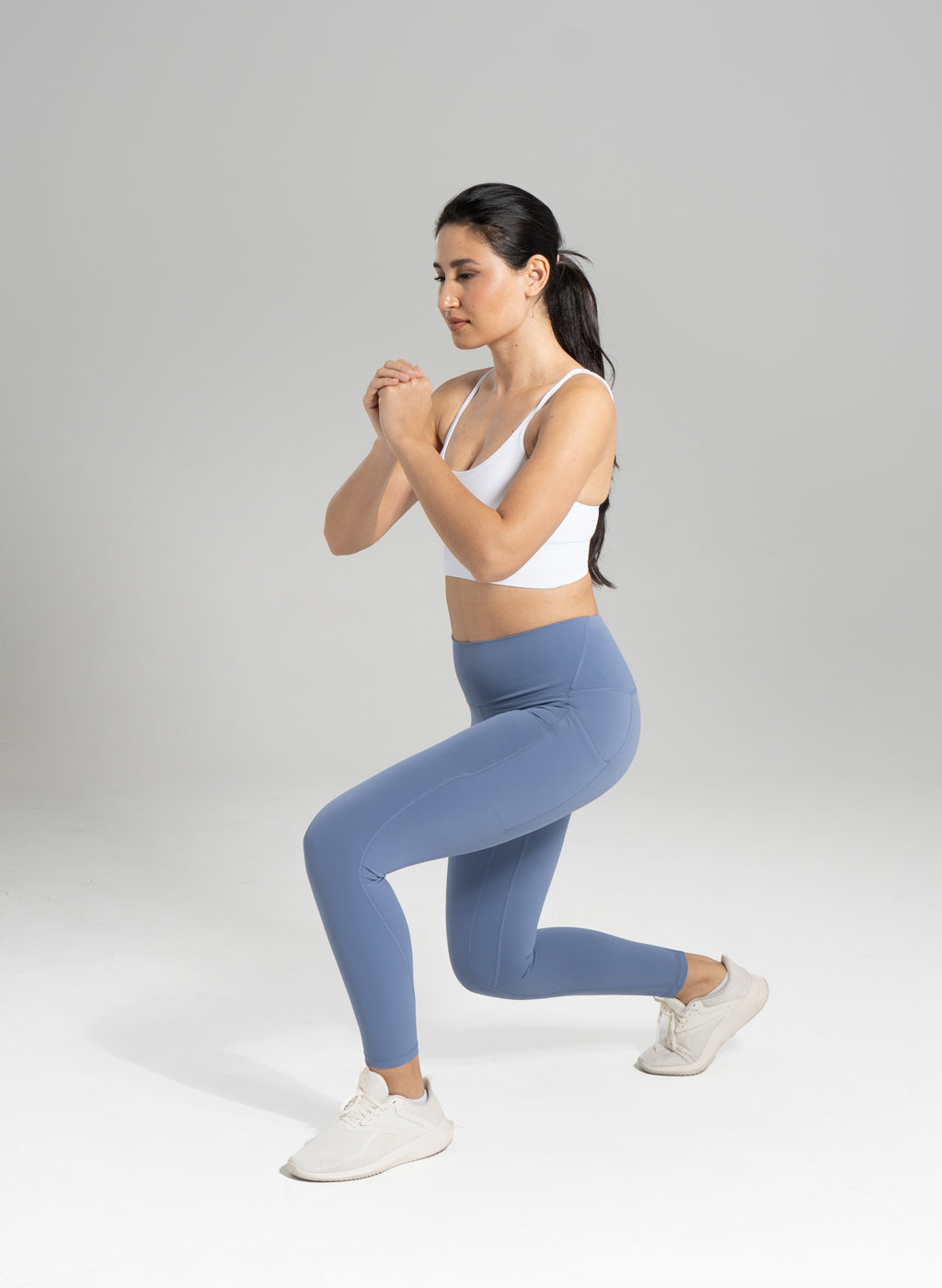 Desi Side Pocket Leggings - Light Blue-Mohuki
