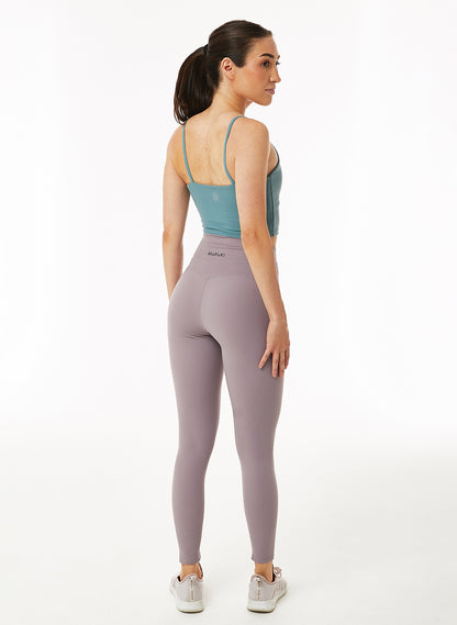 Olivia High Waisted Legging - Grey Purple