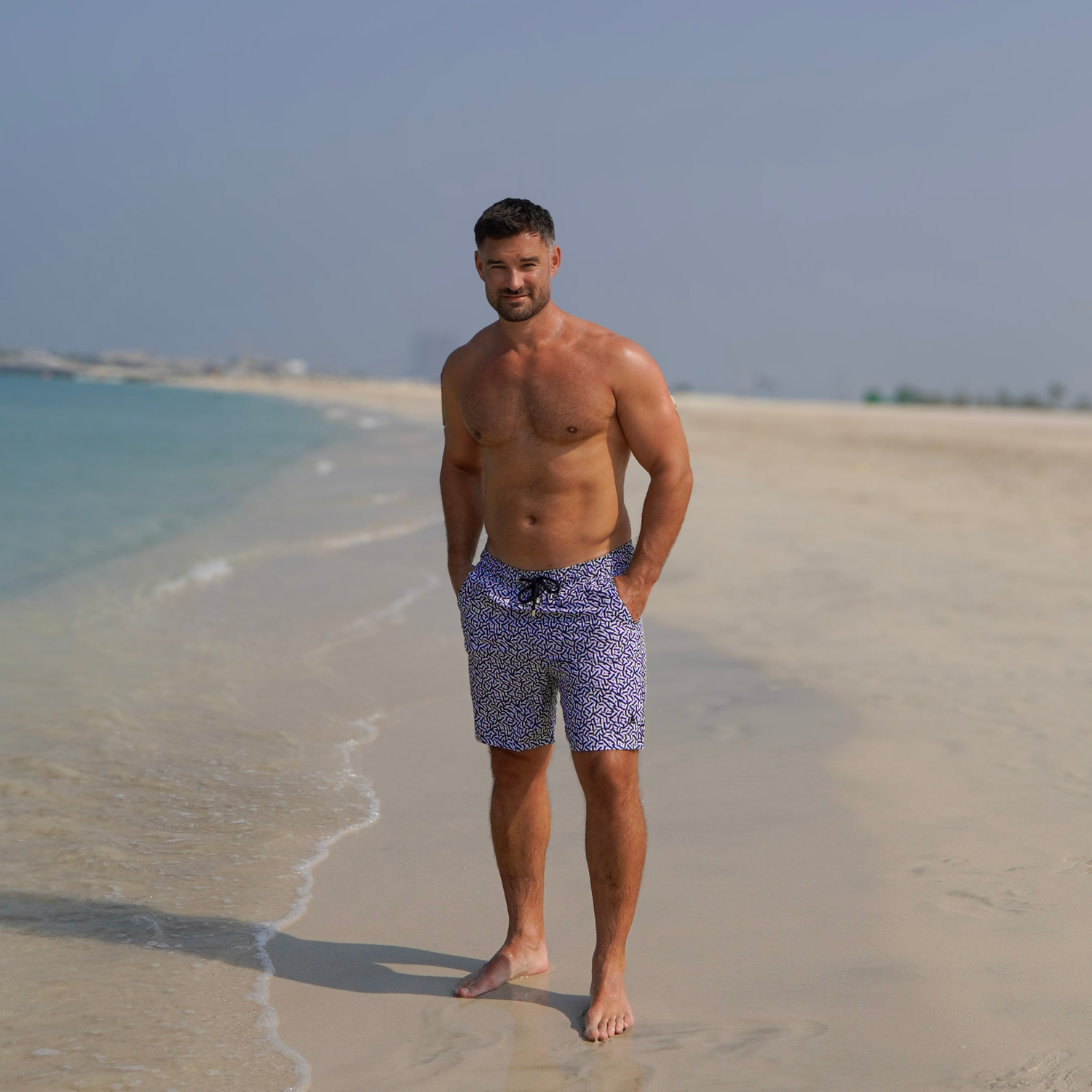 Hawaii Board Shorts for Men - Navy