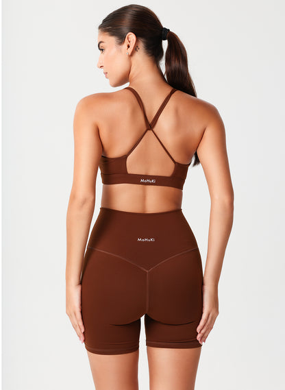 Levi High Waist Shorts - Chocolate