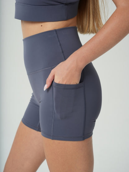 Levi Side Pocket Shorts - Dark Grey