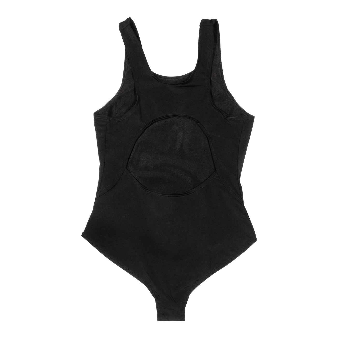 Girls Performance Racer Back Swimsuit – Black