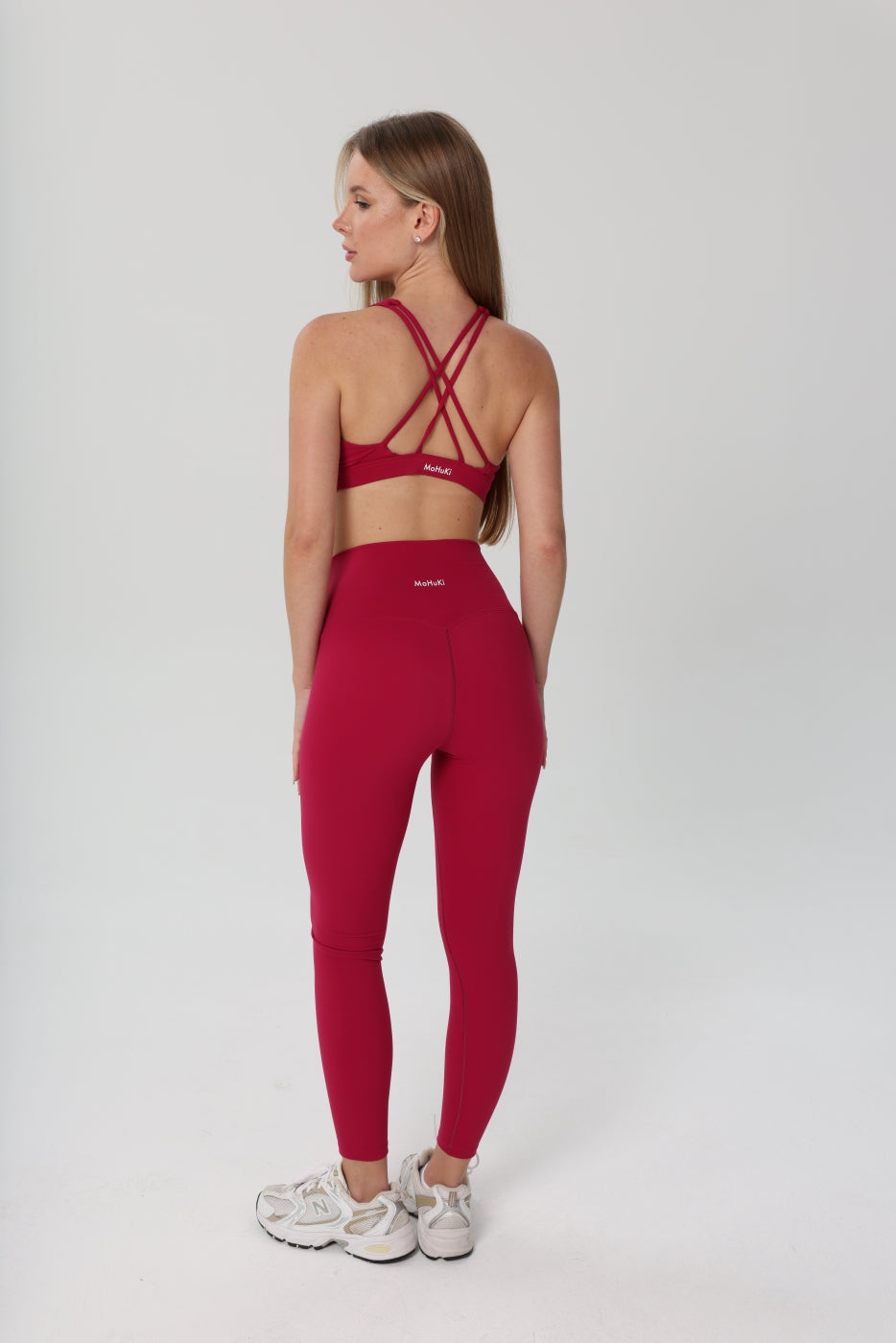 Olivia High Waisted Legging - Magenta-Mohuki