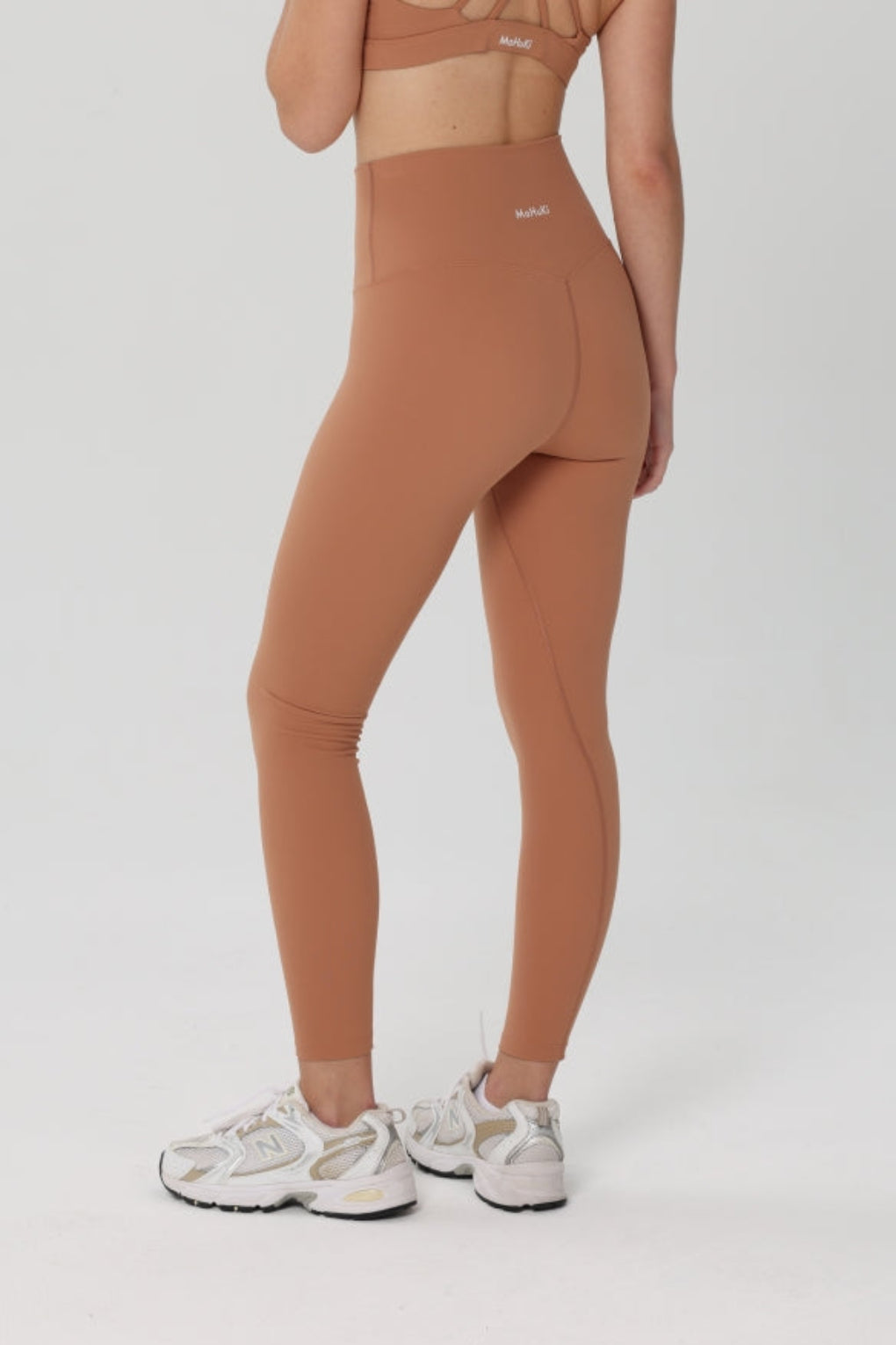 Olivia High Waisted Legging - Light Brown-Mohuki