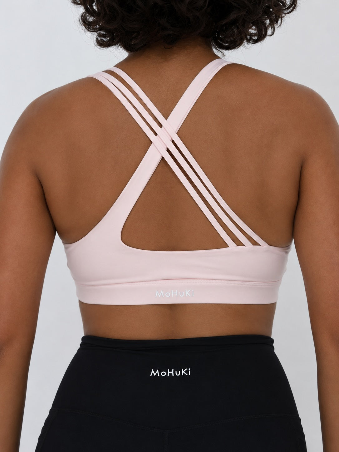Active Triple Line Crossback Bra - Pink