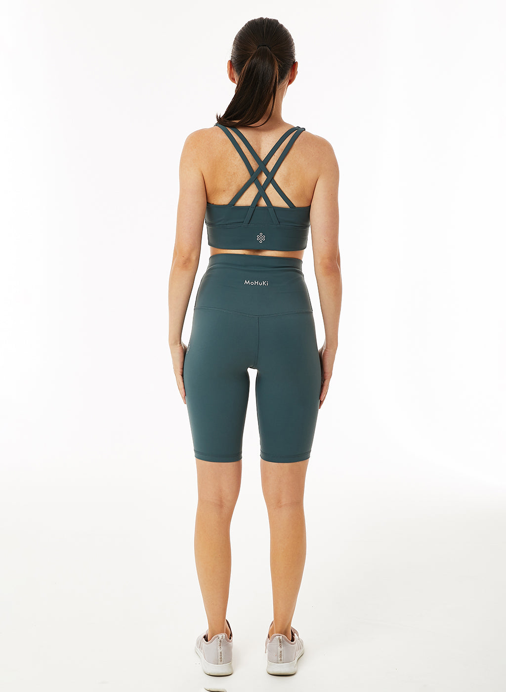 Billie Biker High Waist Short - Sage Green