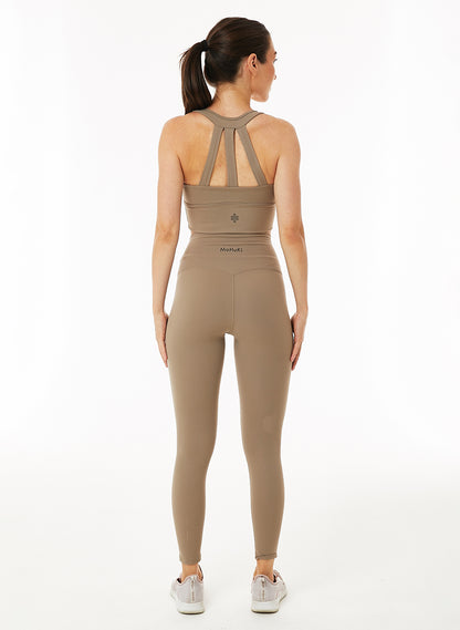 Olivia High Waisted Legging - Stone