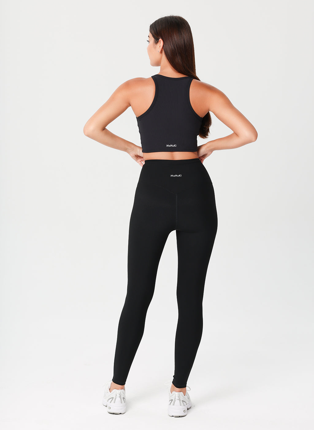 Summer Ribbed Tank - Black-Mohuki