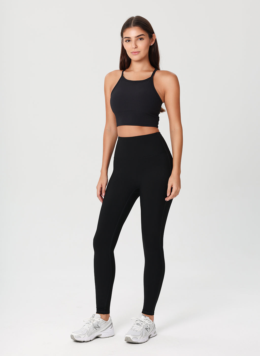 Summer Ribbed Tank - Black